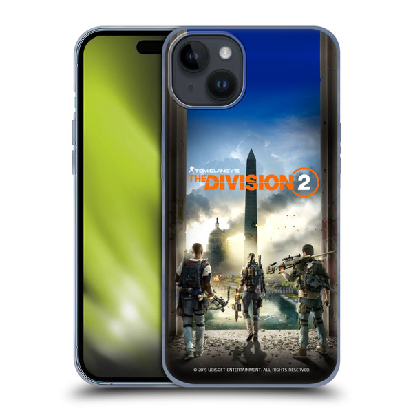 Tom Clancy's The Division 2 Characters Key Art Soft Gel Case for Apple iPhone 15 Plus