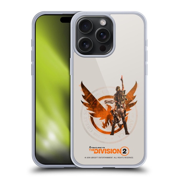 Tom Clancy's The Division 2 Characters Female Agent 2 Soft Gel Case for Apple iPhone 15 Pro Max