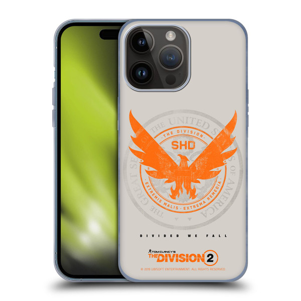Tom Clancy's The Division 2 Key Art Phoenix US Seal Soft Gel Case for Apple iPhone 15 Pro Max