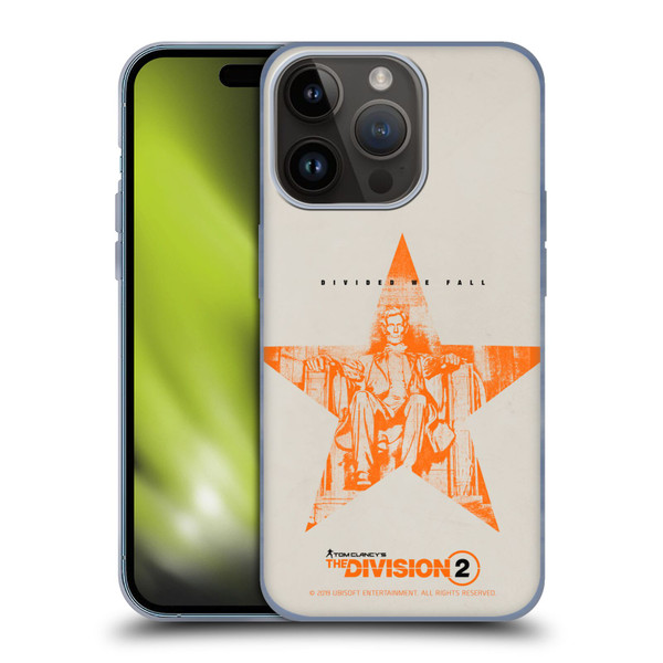 Tom Clancy's The Division 2 Key Art Lincoln Soft Gel Case for Apple iPhone 15 Pro