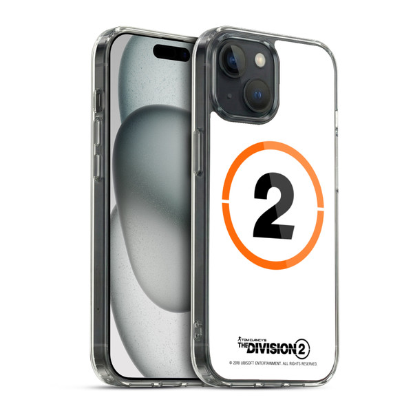 Tom Clancy's The Division 2 Logo Art Ring 2 Soft Gel Case for Apple iPhone 15 & MagSafe