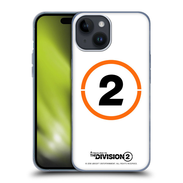 Tom Clancy's The Division 2 Logo Art Ring 2 Soft Gel Case for Apple iPhone 15