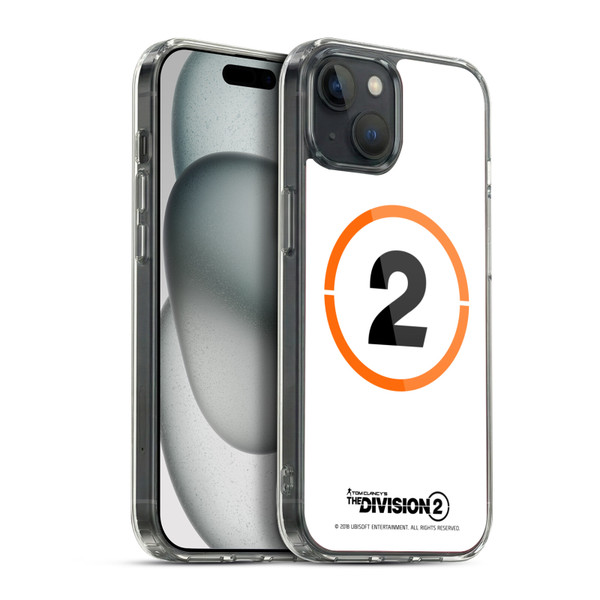 Tom Clancy's The Division 2 Logo Art Ring 2 Soft Gel Case for Apple iPhone 15 Plus & MagSafe