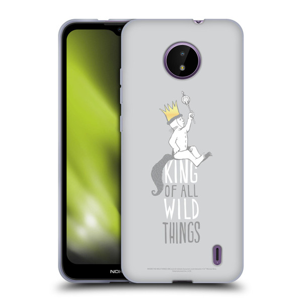 Where the Wild Things Are Literary Graphics King Soft Gel Case for Nokia C10 / C20