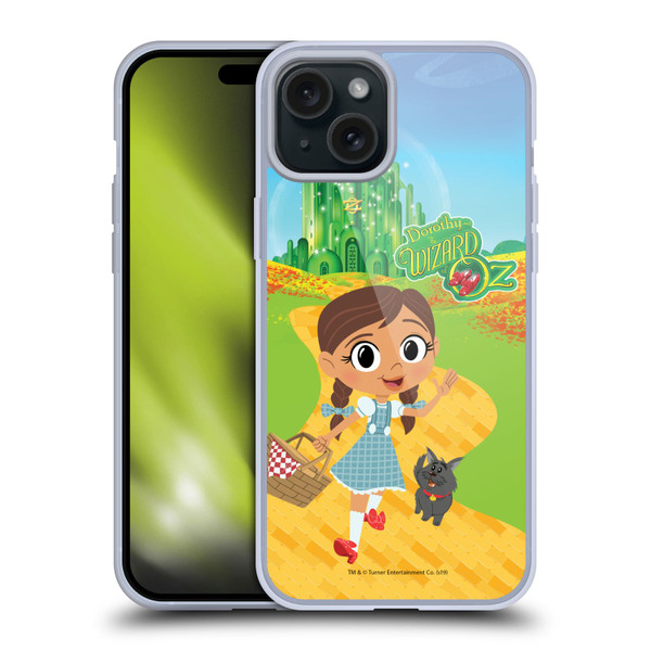 Dorothy and the Wizard of Oz Graphics Characters Soft Gel Case for Apple iPhone 15 Plus