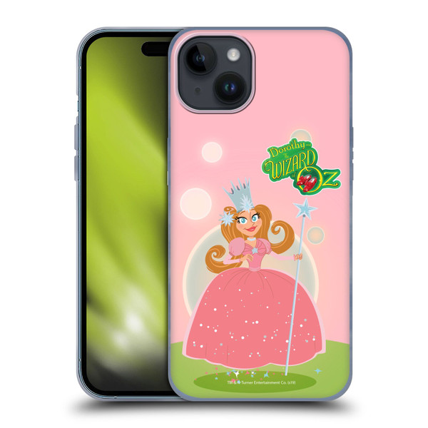 Dorothy and the Wizard of Oz Graphics Glinda Soft Gel Case for Apple iPhone 15 Plus