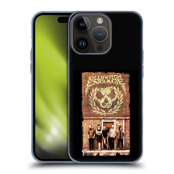 Killswitch Engage Band Art Brick Wall Soft Gel Case for Apple iPhone 15 Pro