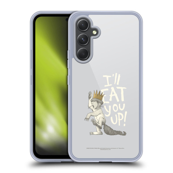 Where the Wild Things Are Literary Graphics Eat You Up Soft Gel Case for Samsung Galaxy A54 5G