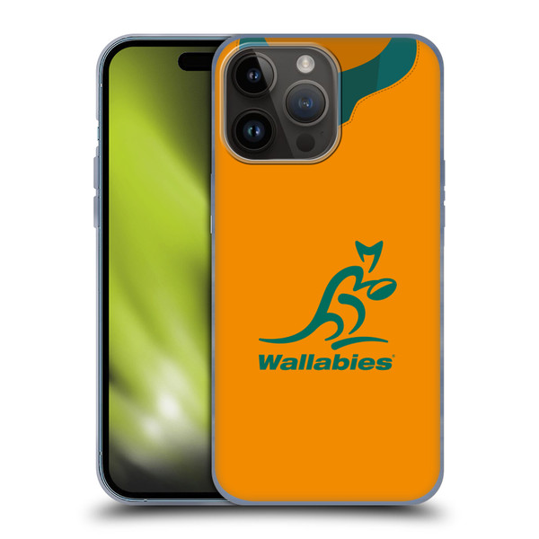 Australia National Rugby Union Team 2021 Jersey Home Soft Gel Case for Apple iPhone 15 Pro Max