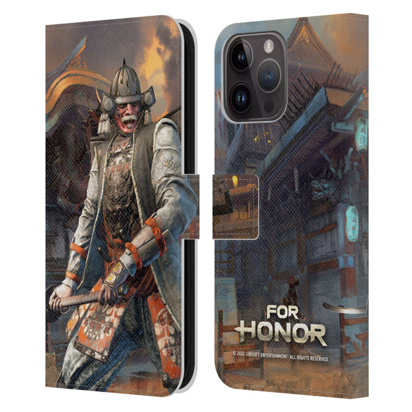 For Honor Characters Kensei Leather Book Wallet Case Cover For Apple iPhone 15 Pro Max