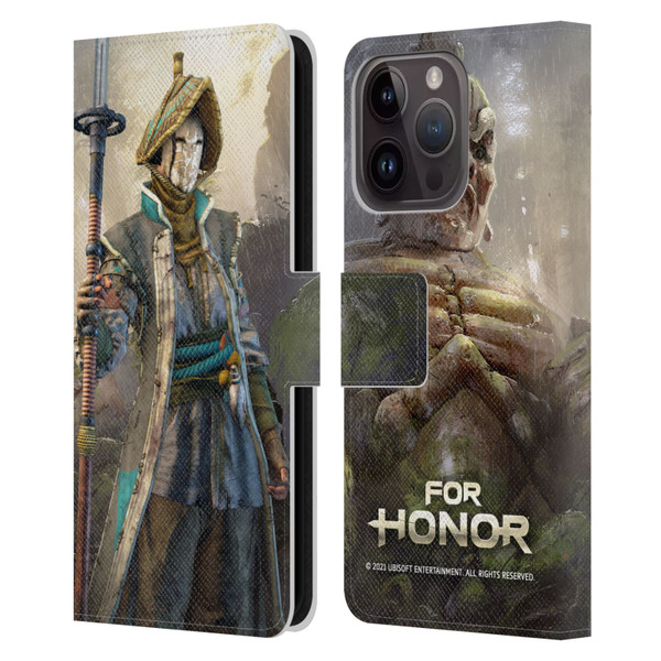 For Honor Characters Nobushi Leather Book Wallet Case Cover For Apple iPhone 15 Pro
