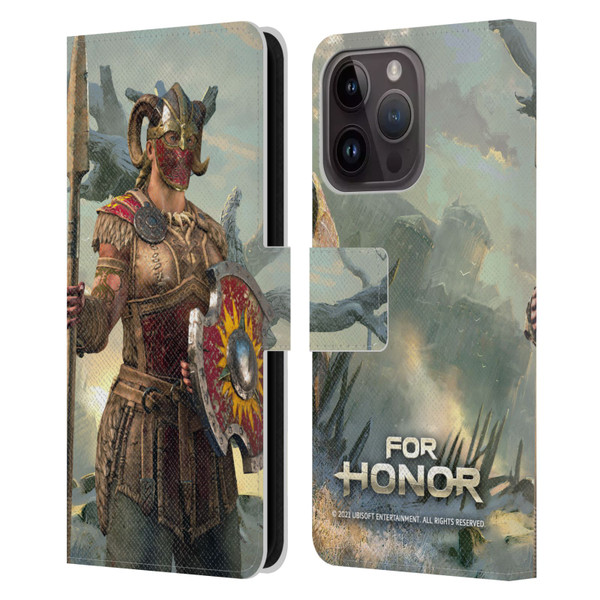 For Honor Characters Valkyrie Leather Book Wallet Case Cover For Apple iPhone 15 Pro