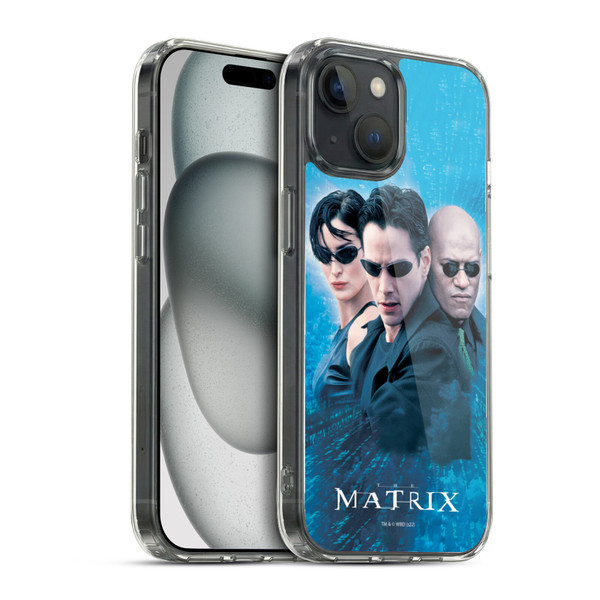 The Matrix Key Art Group 3 Soft Gel Case for Apple iPhone 15 & MagSafe