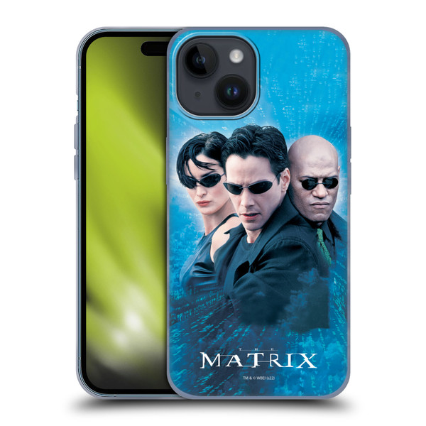 The Matrix Key Art Group 3 Soft Gel Case for Apple iPhone 15