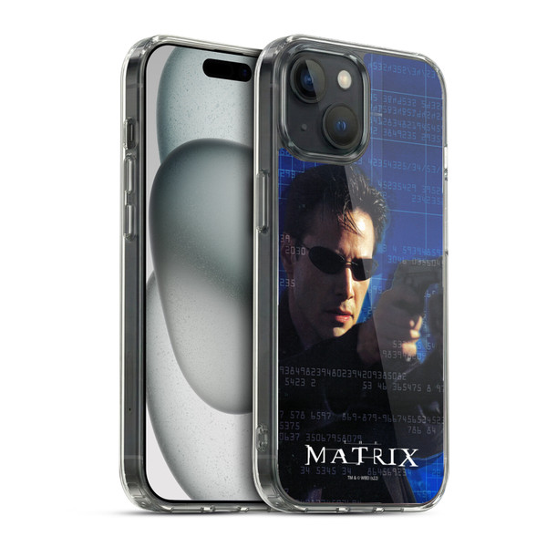 The Matrix Key Art Neo 1 Soft Gel Case for Apple iPhone 15 & MagSafe