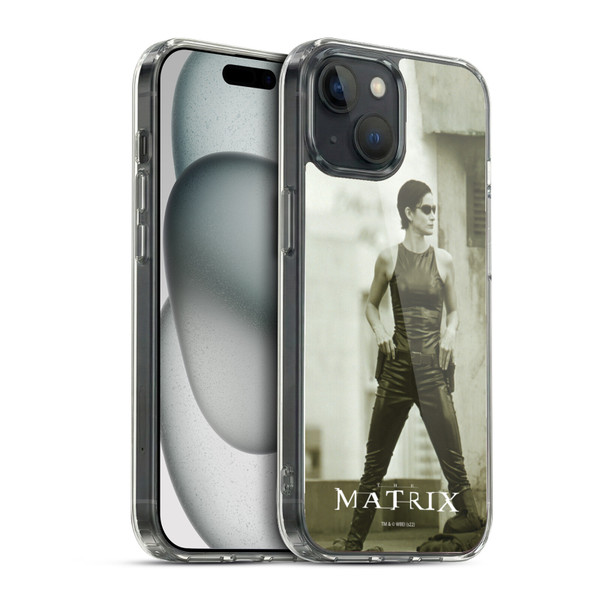 The Matrix Key Art Trinity Soft Gel Case for Apple iPhone 15 & MagSafe