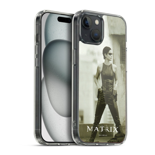 The Matrix Key Art Trinity Soft Gel Case for Apple iPhone 15 Plus & MagSafe
