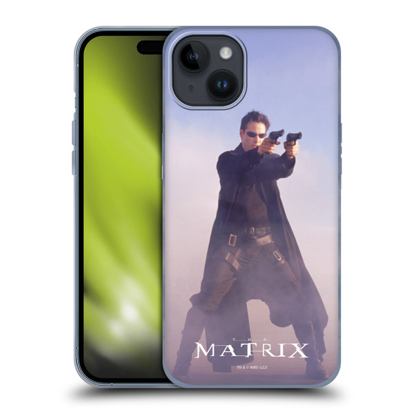 The Matrix Key Art Neo 2 Soft Gel Case for Apple iPhone 15 Plus