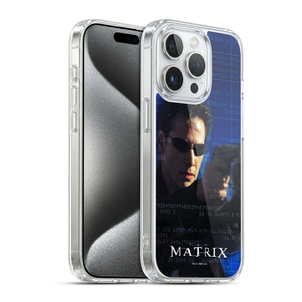 The Matrix Key Art Neo 1 Soft Gel Case for Apple iPhone 15 Pro & MagSafe
