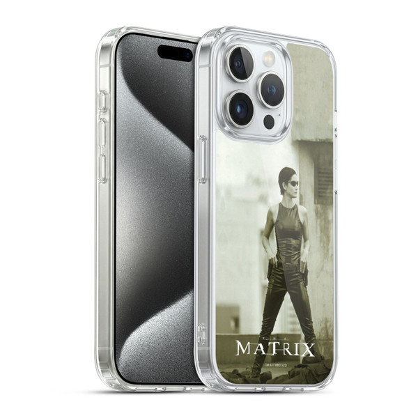 The Matrix Key Art Trinity Soft Gel Case for Apple iPhone 15 Pro & MagSafe