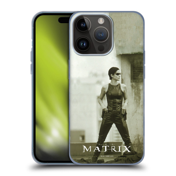 The Matrix Key Art Trinity Soft Gel Case for Apple iPhone 15 Pro