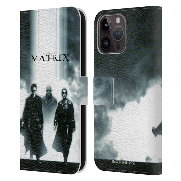The Matrix Key Art Group 2 Leather Book Wallet Case Cover For Apple iPhone 15 Pro Max