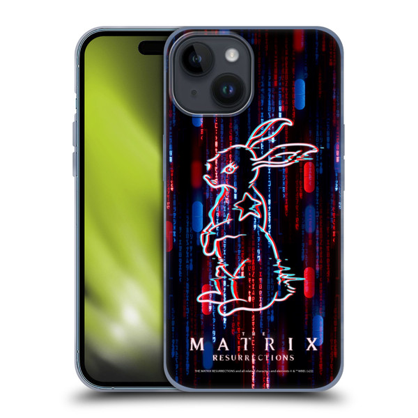 The Matrix Resurrections Key Art Choice Is An Illusion Soft Gel Case for Apple iPhone 15
