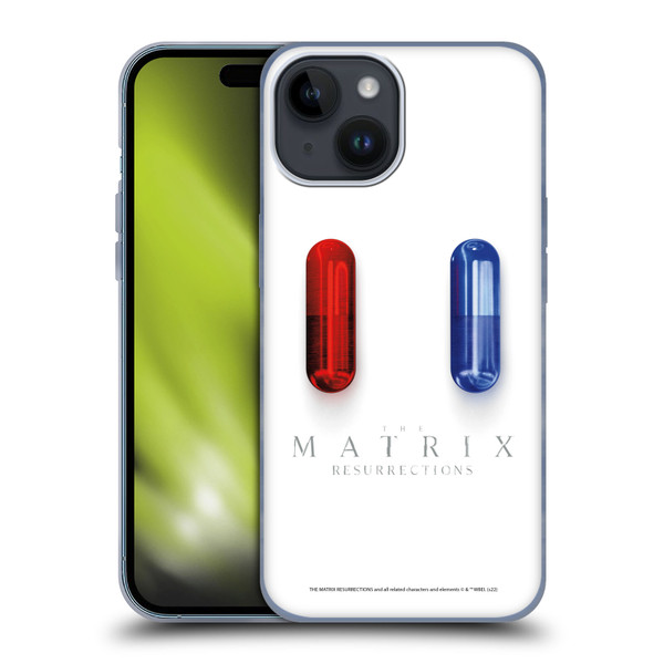 The Matrix Resurrections Key Art Poster Soft Gel Case for Apple iPhone 15