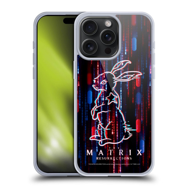 The Matrix Resurrections Key Art Choice Is An Illusion Soft Gel Case for Apple iPhone 15 Pro Max