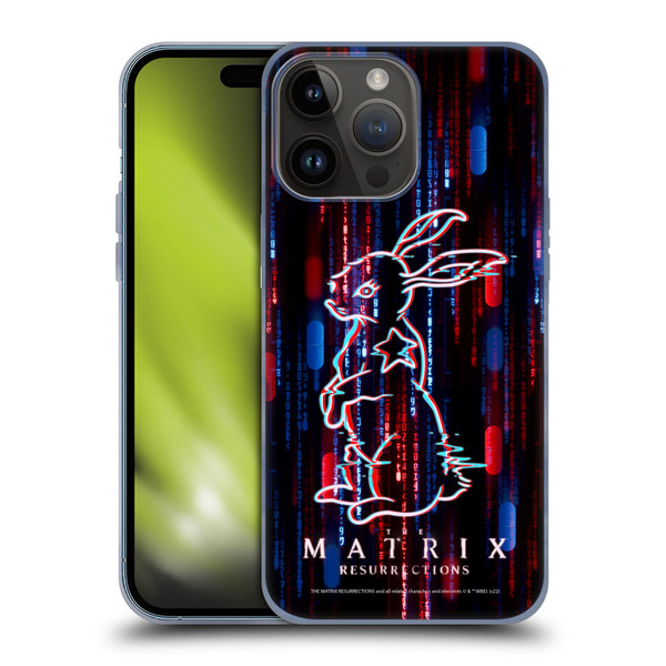 The Matrix Resurrections Key Art Choice Is An Illusion Soft Gel Case for Apple iPhone 15 Pro Max