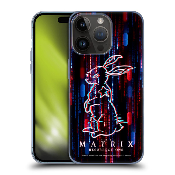 The Matrix Resurrections Key Art Choice Is An Illusion Soft Gel Case for Apple iPhone 15 Pro