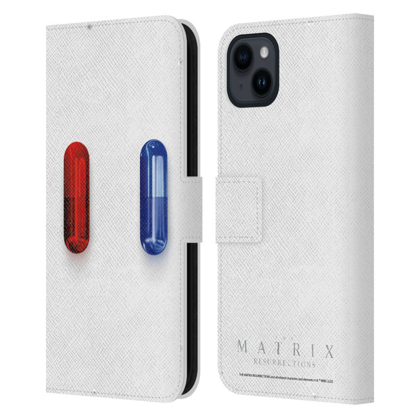 The Matrix Resurrections Key Art Poster Leather Book Wallet Case Cover For Apple iPhone 15 Plus