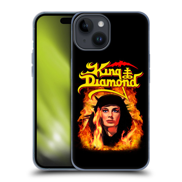 King Diamond Poster Fatal Portrait 2 Soft Gel Case for Apple iPhone 15