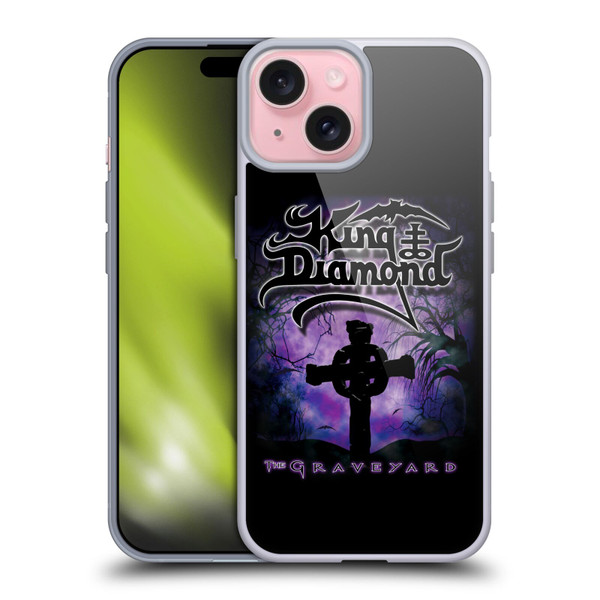 King Diamond Poster Graveyard Album Soft Gel Case for Apple iPhone 15