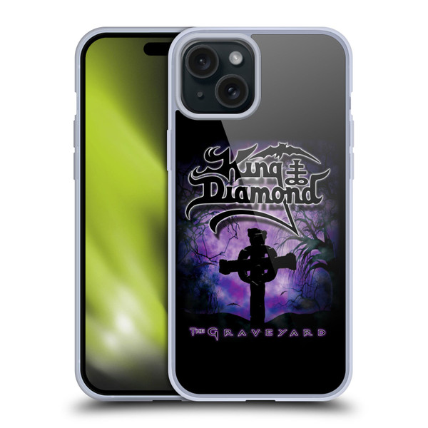 King Diamond Poster Graveyard Album Soft Gel Case for Apple iPhone 15 Plus