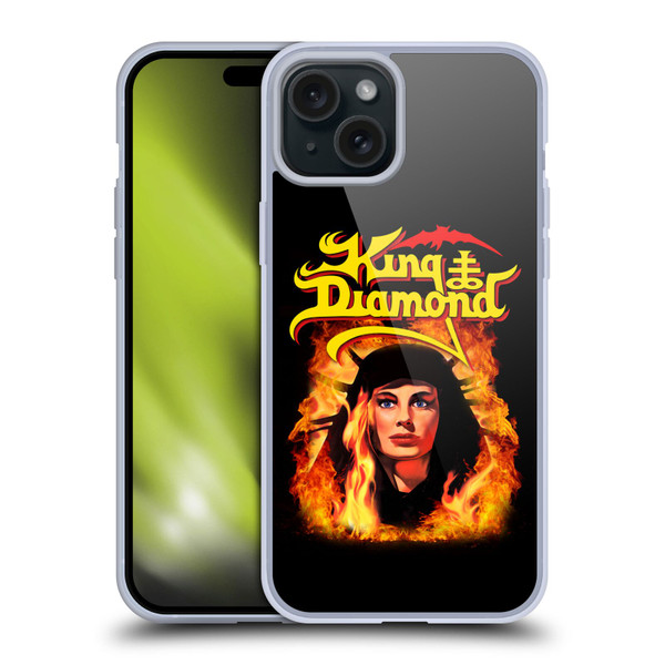King Diamond Poster Fatal Portrait 2 Soft Gel Case for Apple iPhone 15 Plus