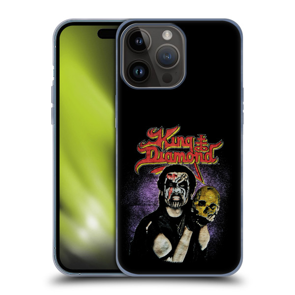 King Diamond Poster Conspiracy Tour 1989 Soft Gel Case for Apple iPhone 15 Pro Max