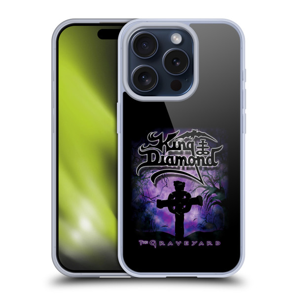 King Diamond Poster Graveyard Album Soft Gel Case for Apple iPhone 15 Pro