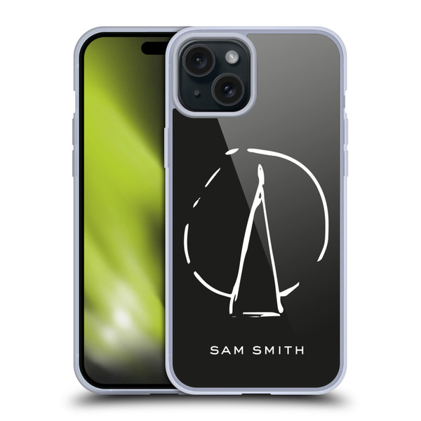 Sam Smith Art Wedge Soft Gel Case for Apple iPhone 15 Plus