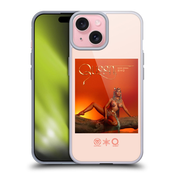 Nicki Minaj Album Queen Soft Gel Case for Apple iPhone 15