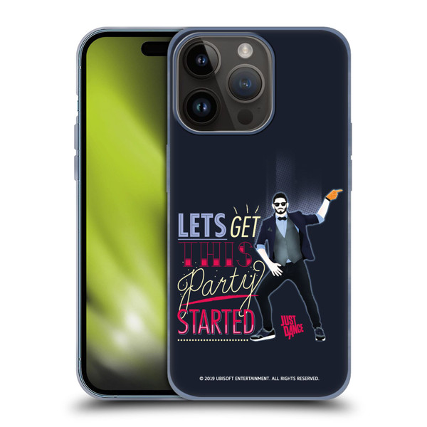 Just Dance Artwork Compositions Party Started Soft Gel Case for Apple iPhone 15 Pro