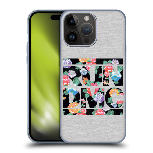 Run-D.M.C. Key Art Floral Soft Gel Case for Apple iPhone 15 Pro Max