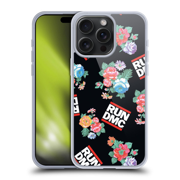 Run-D.M.C. Key Art Pattern Soft Gel Case for Apple iPhone 15 Pro Max