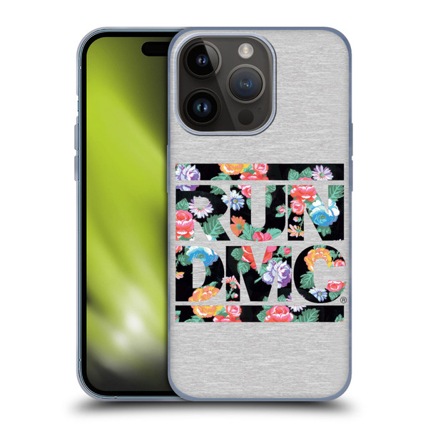 Run-D.M.C. Key Art Floral Soft Gel Case for Apple iPhone 15 Pro