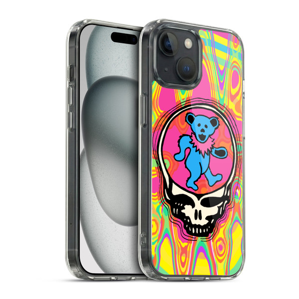 Grateful Dead Trends Bear Soft Gel Case for Apple iPhone 15 & MagSafe