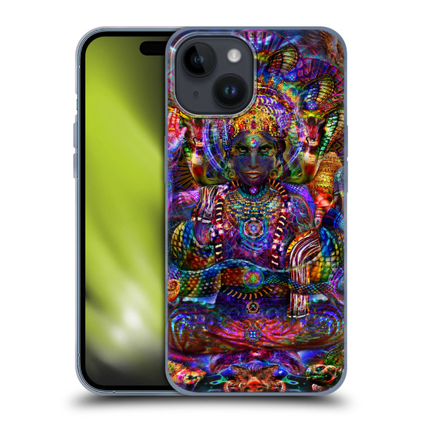 Jumbie Art Gods and Goddesses Vishnu Soft Gel Case for Apple iPhone 15