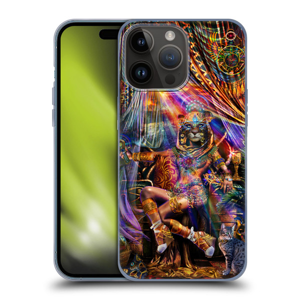 Jumbie Art Gods and Goddesses Bastet Soft Gel Case for Apple iPhone 15 Pro Max