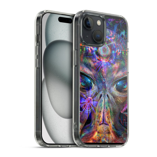 Jumbie Art Visionary Alien Soft Gel Case for Apple iPhone 15 & MagSafe