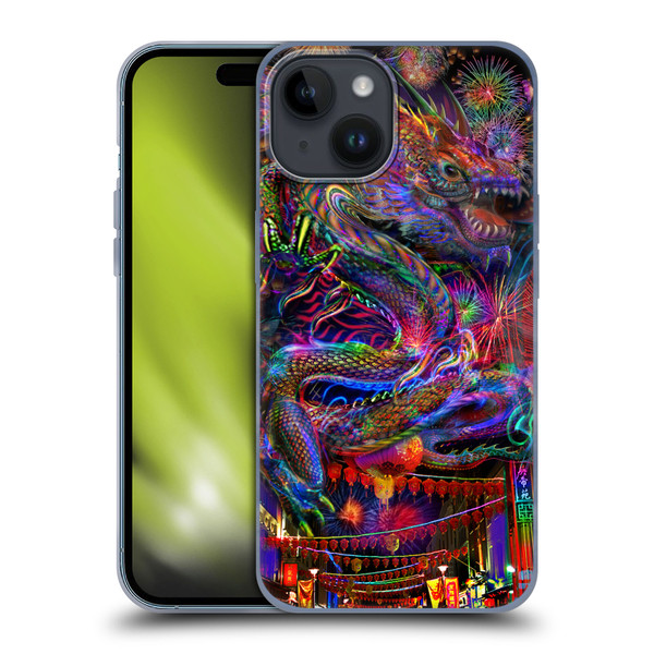 Jumbie Art Visionary Dragon Soft Gel Case for Apple iPhone 15
