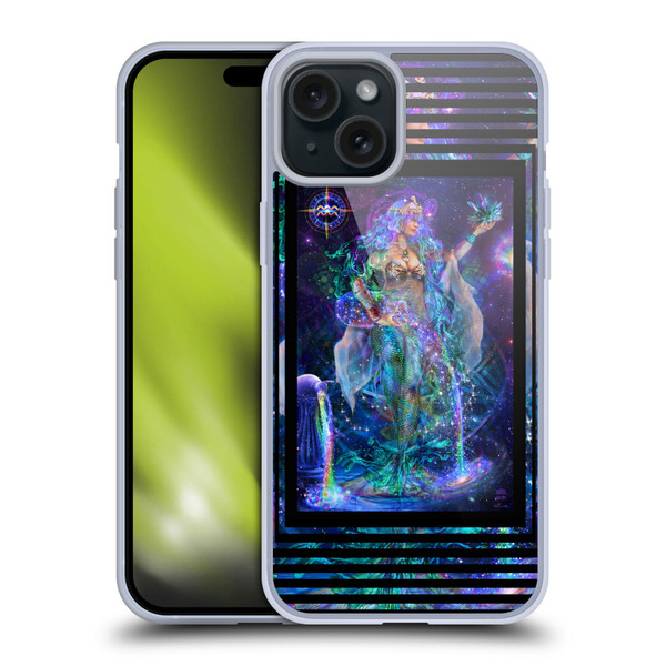 Jumbie Art Visionary Aquarius Soft Gel Case for Apple iPhone 15 Plus
